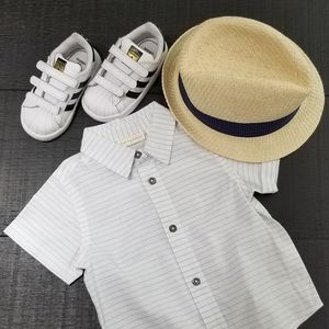 (SOLD) Adidas classic superstar baby shoes